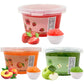 Fusion Select Strawberry, Green Apple, Peach Fruit Bursting Boba Popping Boba Pearls Fruit Tea Snack Toppings