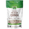 NOW Foods, Organic Tri-Color Quinoa, Gluten-Free, Non-GMO and Allergy-Frirendly, Source of Protein and Iron, 14-Ounce (Packaging