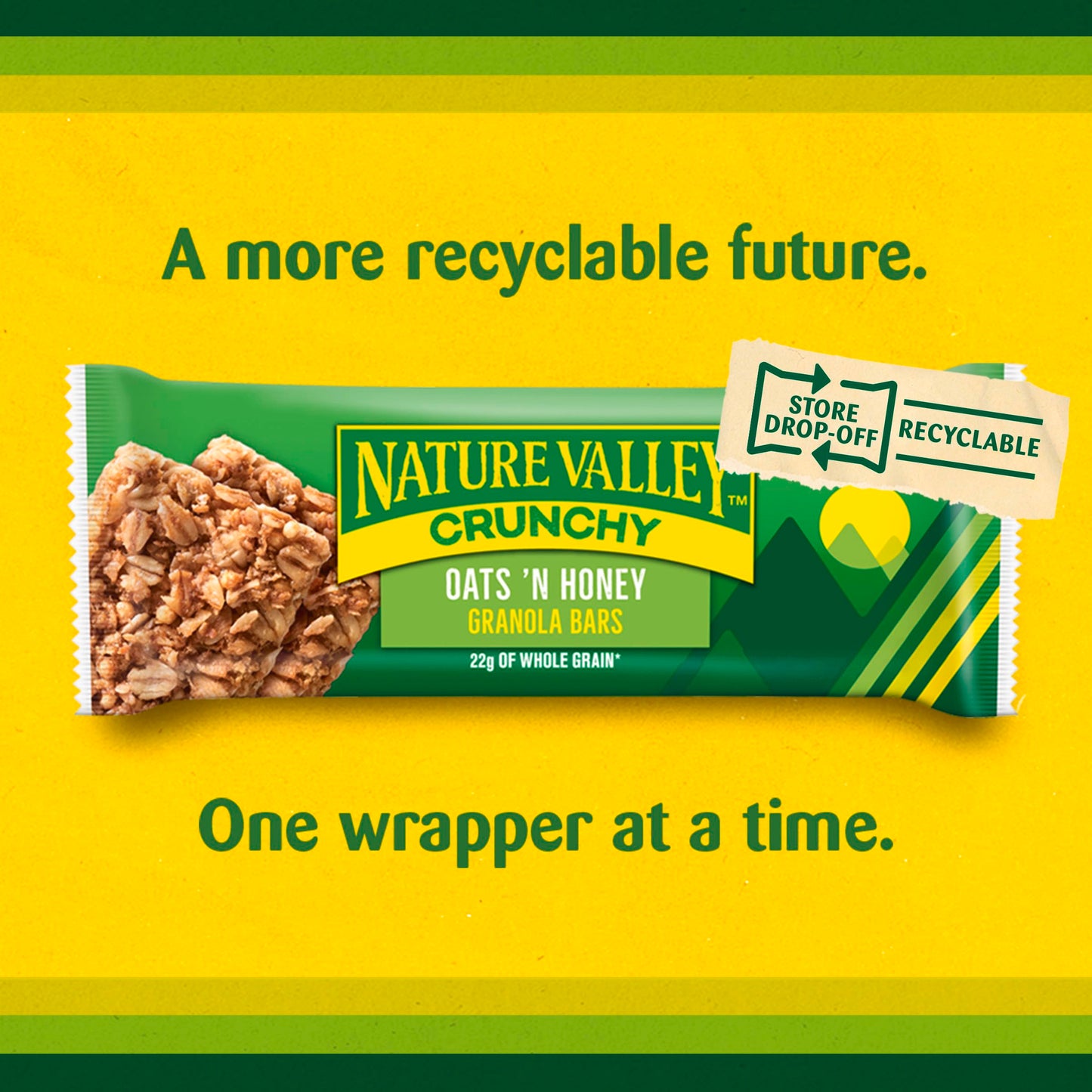 Nature Valley Crunchy Granola Bars | Whole Grain Oats & Honey, 210G (10 Bars-Pack Of 5) | Multigrain Energy Bars| No Artificial