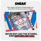 SNEAK Energy Drink Powder - Rocket Punch Flavor, 40 Servings, No Sugar, Natural Caffeine, Blue