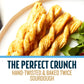 John Wm. Macy'S Cheesesticks, Natural Crunchy Cheese And Sourdough Twists In Original Cheddar, 4 Ounce Box, 12 Count.
