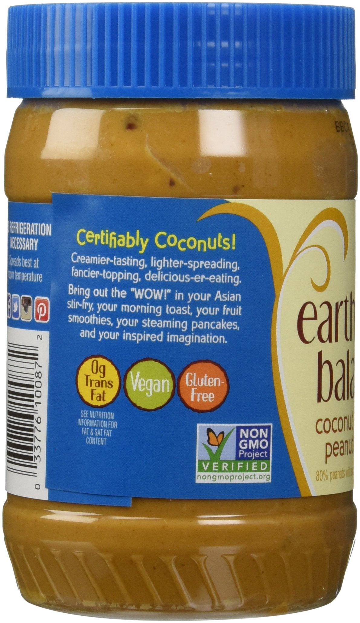 Earth Balance Coconut Peanut Butter Crunchy (2X16Oz)