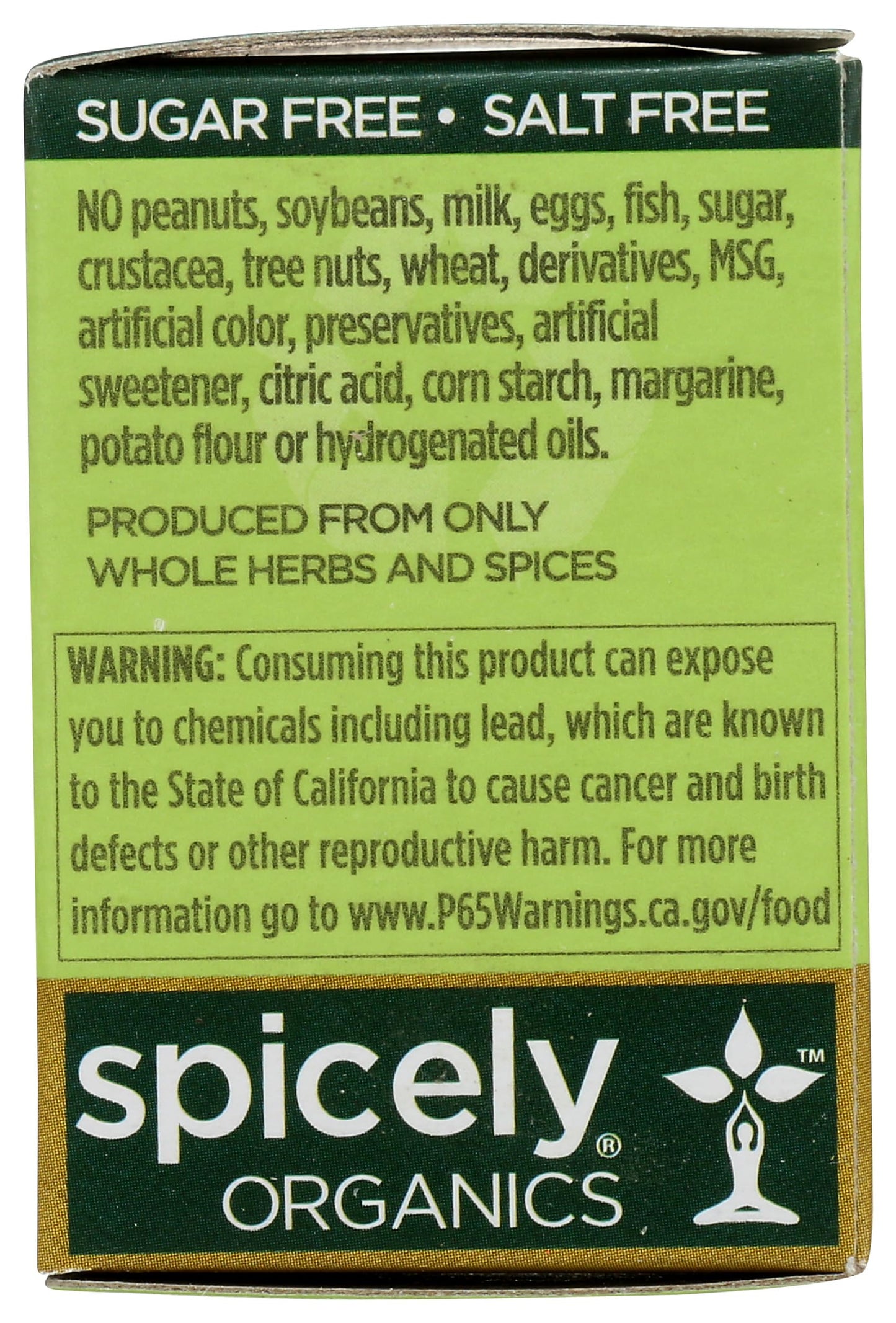 Spicely Organic Cayenne Pepper Powder (0.45 OZ ecoBox)