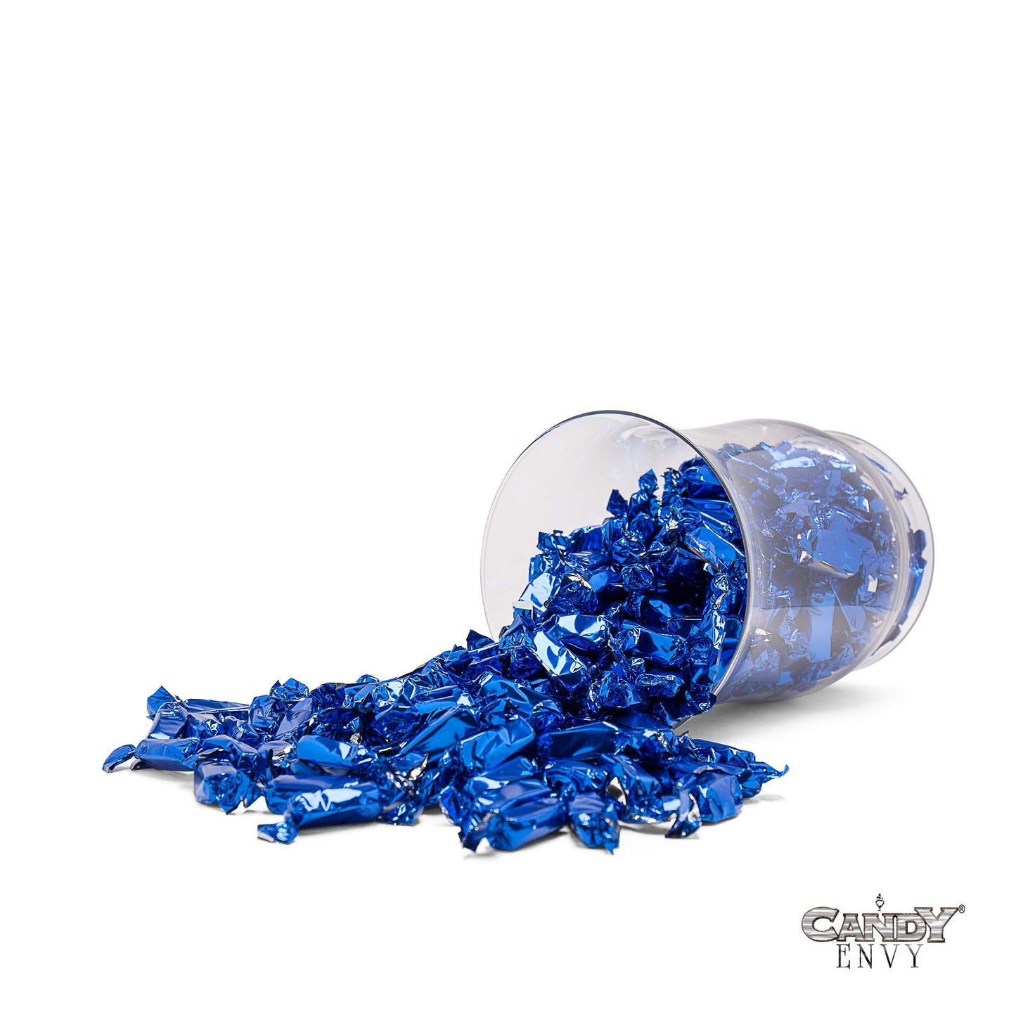 Candy Envy - Individually Wrapped Caramels - Navy Blue Wrapper - 2 Pound Bulk Navy Blue Candy