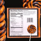 Orange and Black Swirl Halloween Lollipops  Festive Trick or Treat Candy  Individually Wrapped Party Favors  24 Count