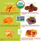 Anna And Sarah Gourmet Dried Fruit In Wooden 6 Compartments Gift Box Includes Strip Mango-Fancy Dates-Pear-Peach- Apricot-Dried Apricot Kosher-Halal For Christmas-Holiday For Mom-Dad-Boy-Girl Everyone