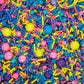 Sweets & Treats Boutique Edible Cake Sprinkles - Yellow Jimmies, Purple Nonpareils, Pink & Blue Sugar Pearls, Pixie Dust Color
