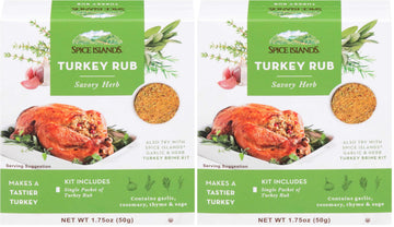 Spice Islands Savory Herb Turkey Rub, 1.75 Ounce (Pack of 2)