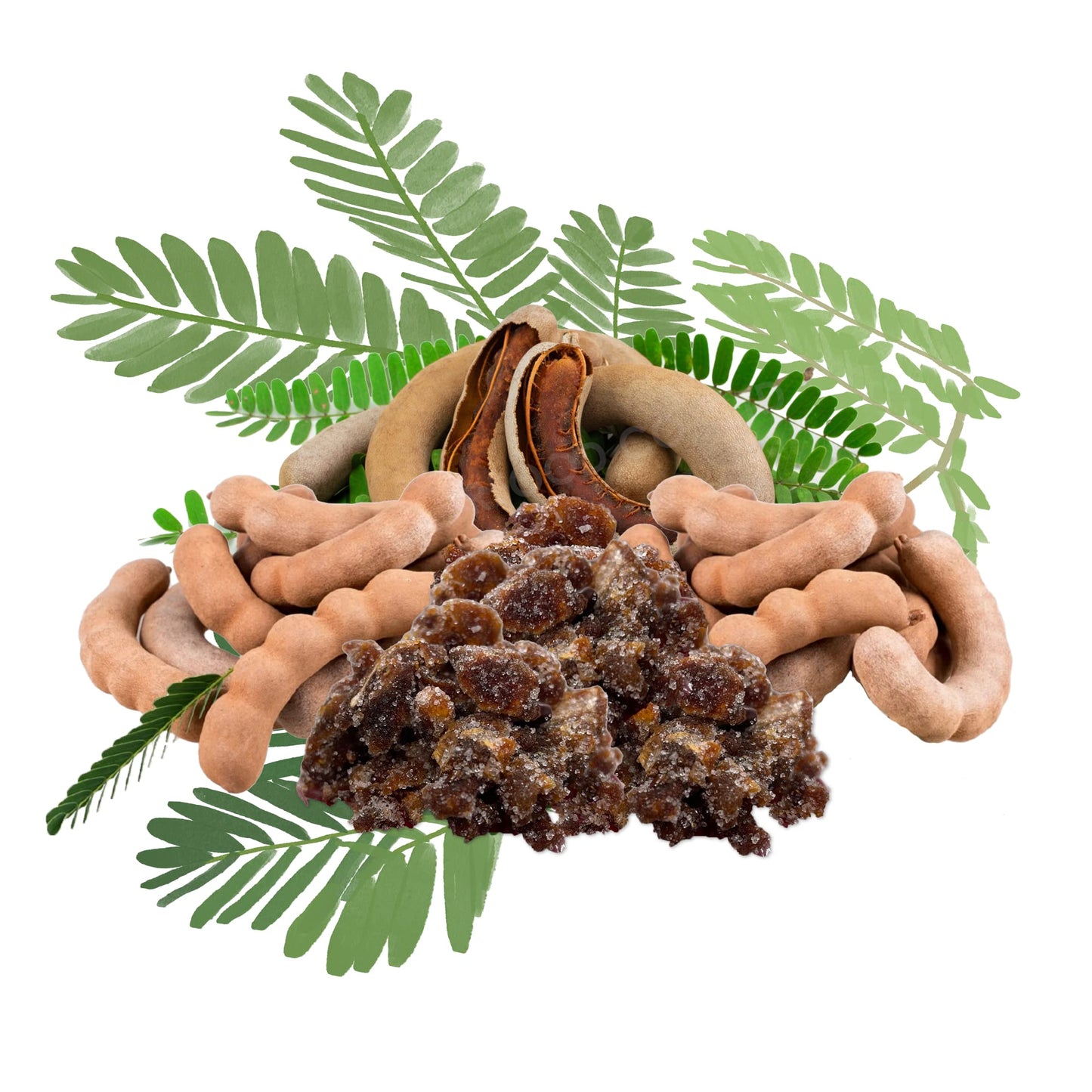 Lungcha Super Spicy & Sour With Sugar Mixed Flavor, Seedless Real Thai Dried Tamarind Variety Flavors Mixed 3.5 Oz. (100 G.) X 2
