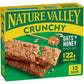 Nature Valley Crunchy Granola Bars | Whole Grain Oats & Honey, 210G (10 Bars-Pack Of 5) | Multigrain Energy Bars| No Artificial