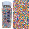 Sentovac Colored Sugar Crystals for Baking Edible Rainbow Coarse Large Crystals Sparkling Sugar Sprinkles for Baking Topping Cak