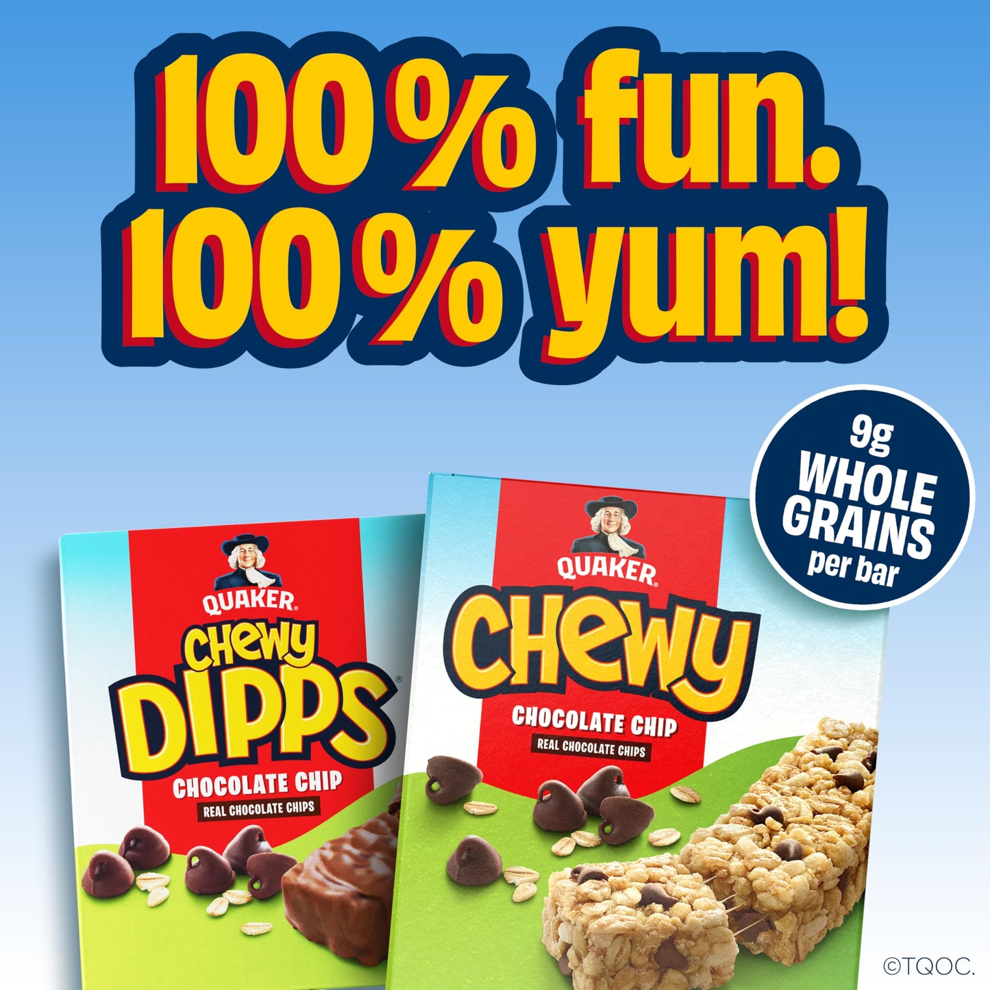 Quaker Chewy Granola Bars, Oatmeal Raisin, 58 Count