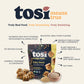Tosi Crispy Puffs (3Oz, 4 Pack), Vegan Crunchy Snacks, 8G Plant Based Protein, Nut-Free, Allergen Friendly, Healthy Snacks For Mature-Themeds & Kids, Gluten Free  , Ancient Grains (Salty Sweet)