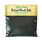 SPIRITUAL HEALING Black Salt for Wiccan Protection Rituals - Handcrafted with Herbs - 2 Oz