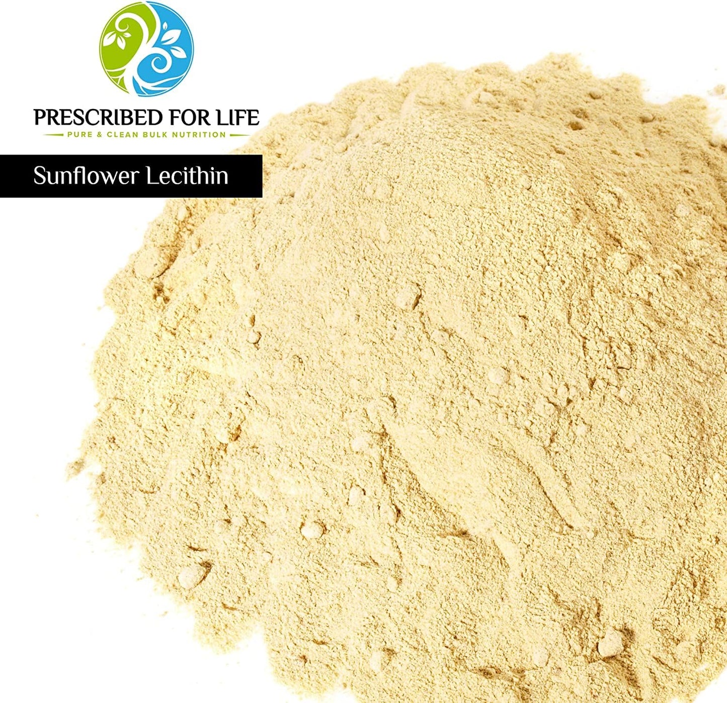 Prescribed For Life Sunflower Lecithin Powder, Vegan, Non-GMO, Gluten-Free, 4oz