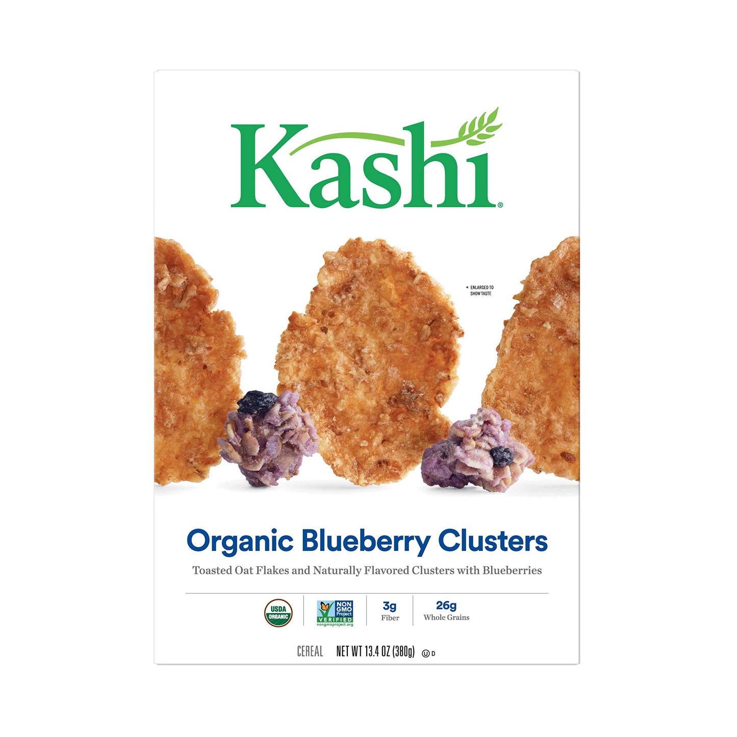 Kashi Organic Blueberry Clusters Cereal - Non-GMO, Bulk Size, 13.4 Oz Box (Pack of 10)