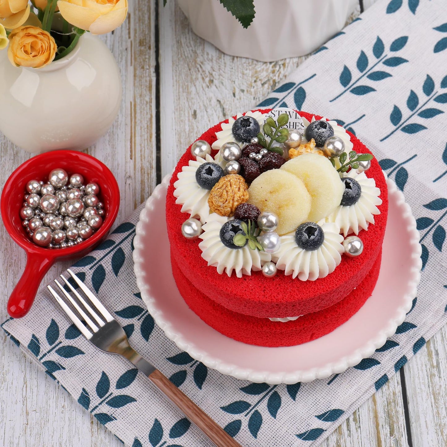 Sprinkles For Cake Decorating, Silver Pearl Sprinkles Mix For Birthday Cake Cupcake Cookie Baking Ice Cream Toppings