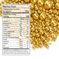 Joyvitas Gold Pearl Dessert Sprinkles, Edible Sugar Candy Pearls, 150g/5.29oz for Cake Decorating, Cupcakes, Cookies