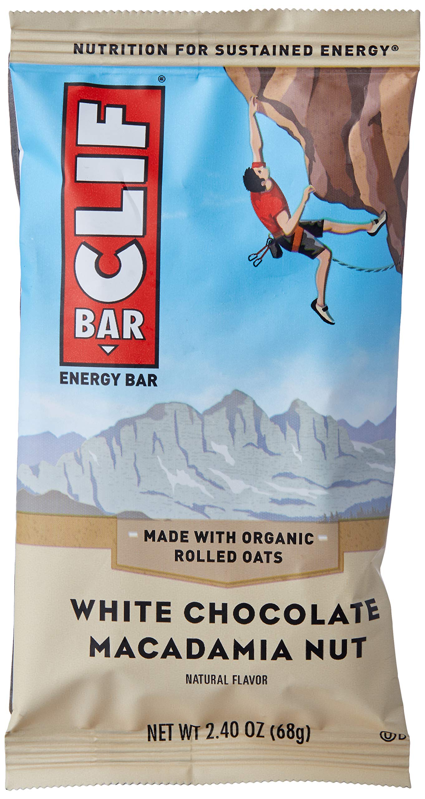 Clif Bars: White Chocolate Macadamia, 2.4 Ounce (Pack Of 12)