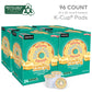 The Original Donut Shop Vanilla Cream Puff Coffee, Keurig Single Serve K-Cup Pods, Medium Roast, 96 Count (4 Packs Of 24)
