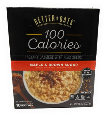 Better Oats Bundle: (1) Apples & Cinnamon 9.8oz, (1) Maple and Brown Sugar 9.8oz (2 Boxes Total)