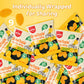 Amos Chewtopia Mango Gummy Jerky - Vegan Chewy Fruit Snack, Tastes Like Real Dried Mango, Soft & Chewy Gummy Candy, 8.47Oz Box (