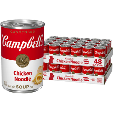 Campbell'S Condensed Chicken Noodle Soup, 10.75 Ounce Can (Pack Of 48)