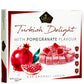 Cerez Pazari Turkish Delight With Pomegranate Flavour 200 Gr Gourmet Small Size Snacks Gift Box No Nuts Sweet Luxury Traditional