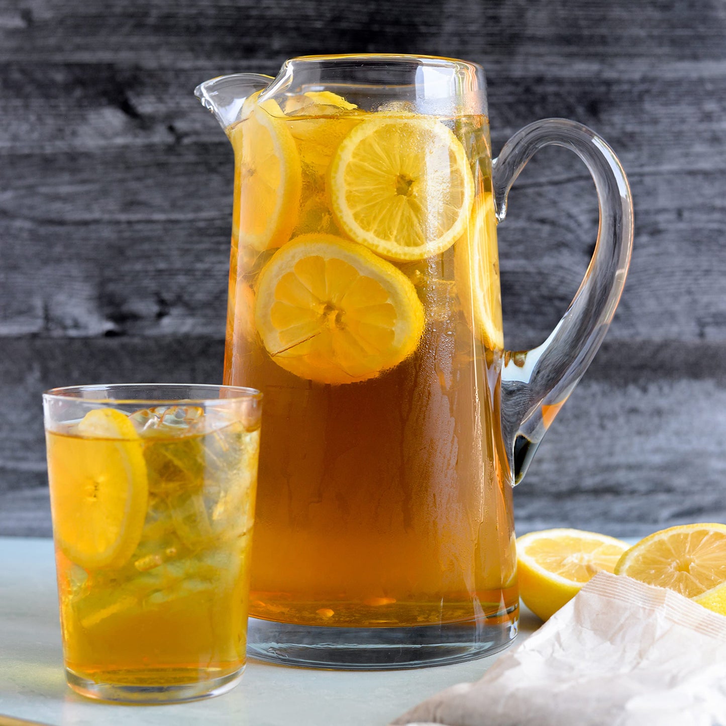Teatulia Organic Pomegranate Green Iced Tea Pitcher Bags (24 Jumbo Tea Bags - Brews 1.5 Gallons) | 100% Compostable | Unsweetene