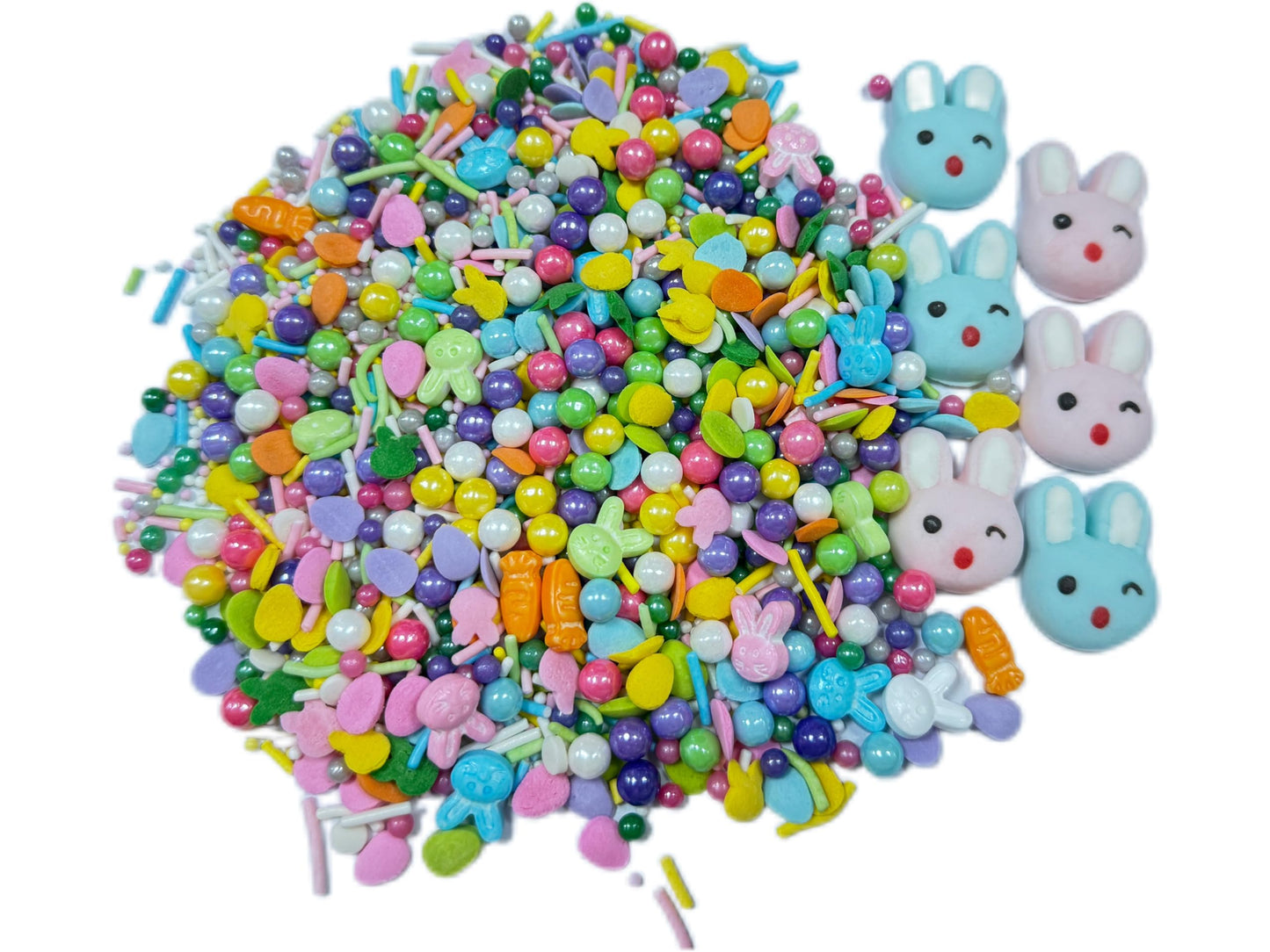 Gevog 1 Bottle Rabit Sprinkles Sprinkles Easter Cake Decorations And Cupcake Topper Decorations Birthday Party Baking Cupcake Co