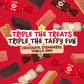 Neapolitan Taffies Candy Mix - 2 Pound Bulk Pack (150 Count) - Individually Wrapped Premium Assorted Caramels - Vanilla, Chocola