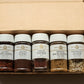 India Tree Mediterranean Spice Gift Pack - Aleppo Pepper  Sumac  Zaatar  Ras El Hanout  and Saffron - 7.37 Ounces Total