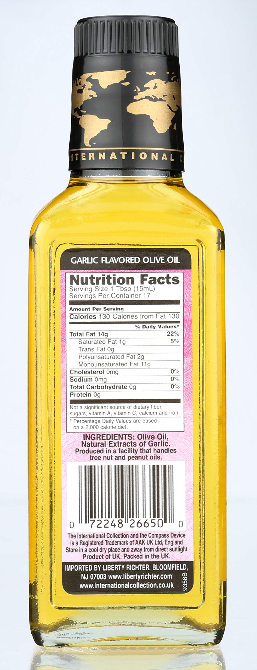 International Collection Garlic Flavored Olive Oil, 8.45-Ounces (Pack of 3)
