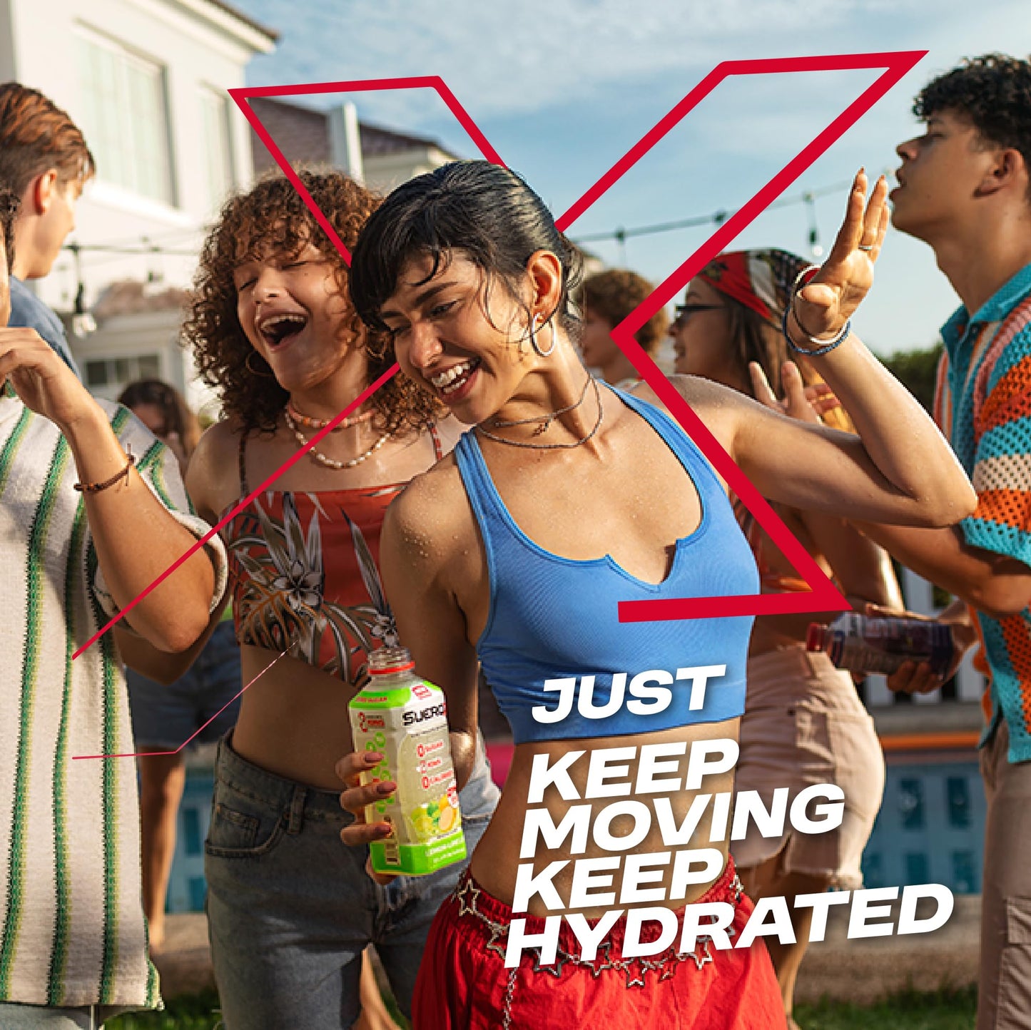 SueroX Sugar-Free Sports Drink for Hydration and Recovery  Electrolyte Hydration Drink with 8 Ions  Zero Calorie Sports Drinks with Electrolytes  Kickstart Pack  21.3 Fl Oz  6 Count