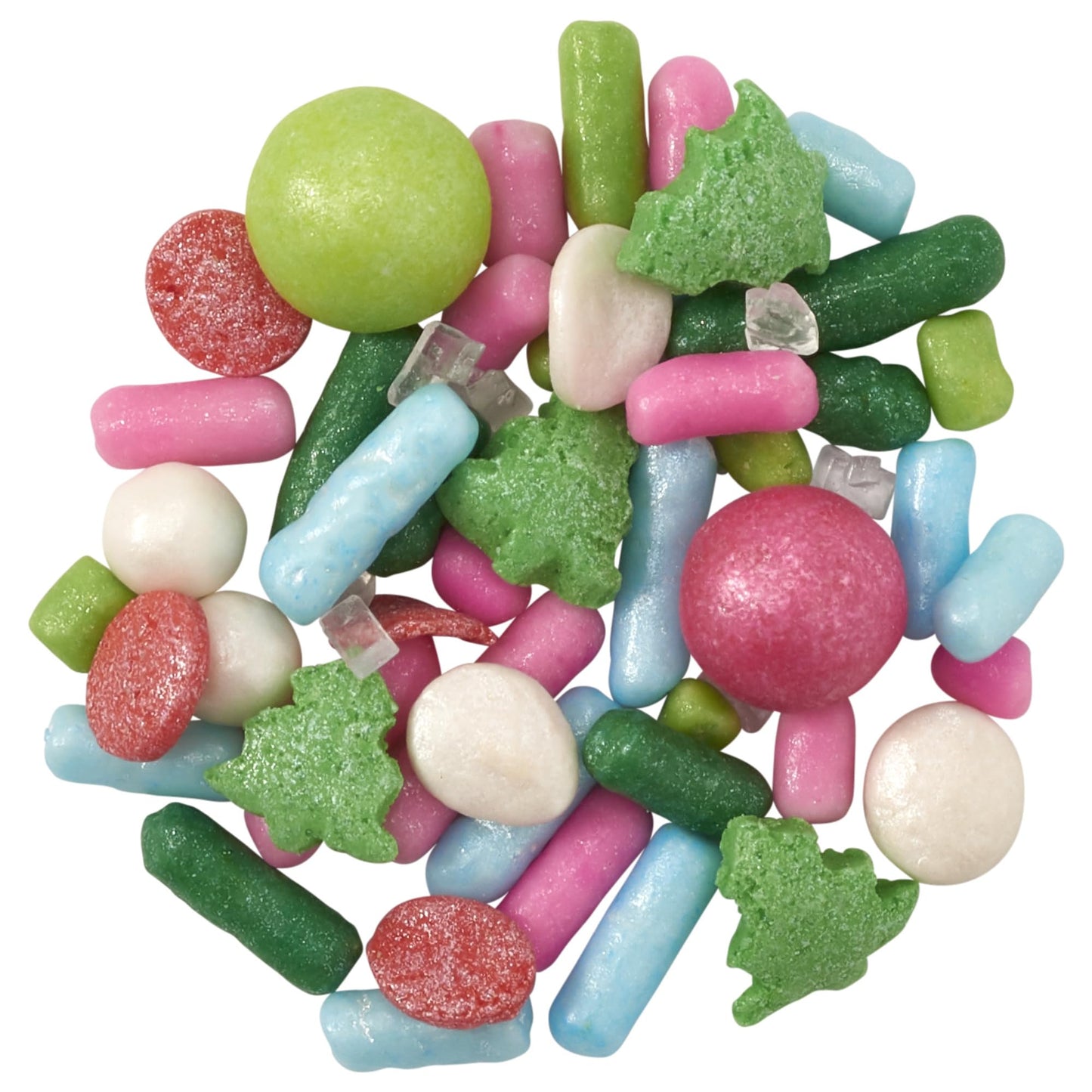 DECOPAC Merry & Bright Deluxe Fusion Mix Candy Sprinkles, 26oz, Fancy Christmas Sprinkles, Edible Festive Sprinkles For Celebrat