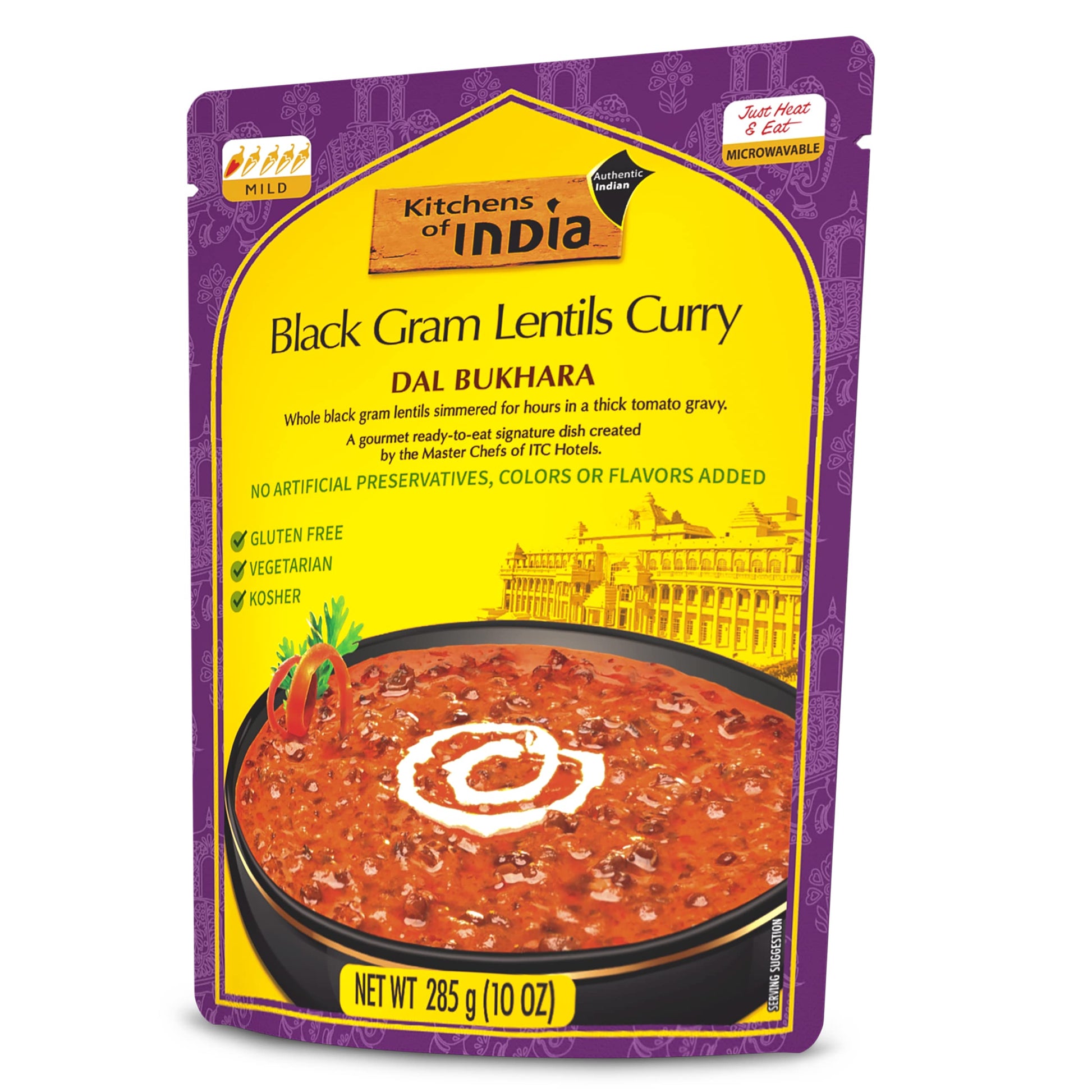 Kitchens Of India Ready To Eat Dal Bukhara, Black Gram Lentil Curry, 10-Ounce Boxes (Pack Of 6)
