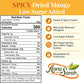 Low Sugar Added SPICY Dried Mango Slices 32 Oz - Delicious Texture Soft & Juicy Low Sugar Added Dried Mango - Naturally Ripened