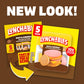 Lunchables Ham & Cheddar with Vanilla Creme Cookies, 5 ct Pack, 3.5 oz Trays