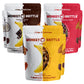 Monkey Brittle Healthy Snacks - Crispy Vegan Treats, Gluten-Free, 2 oz (Pack of 6) - Original, Cacao Coconut, Strawberry Banana Crunch