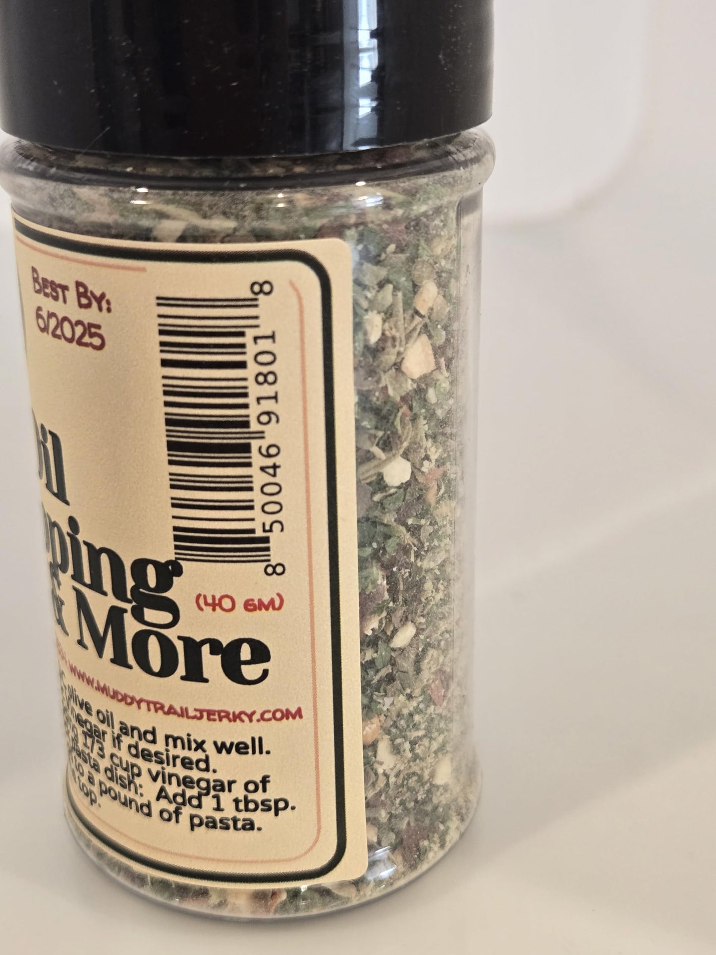 Olive Oil Bread Dipping Seasoning Small Shaker Jar Package Has Been Eliminated Due To Mailing Issues