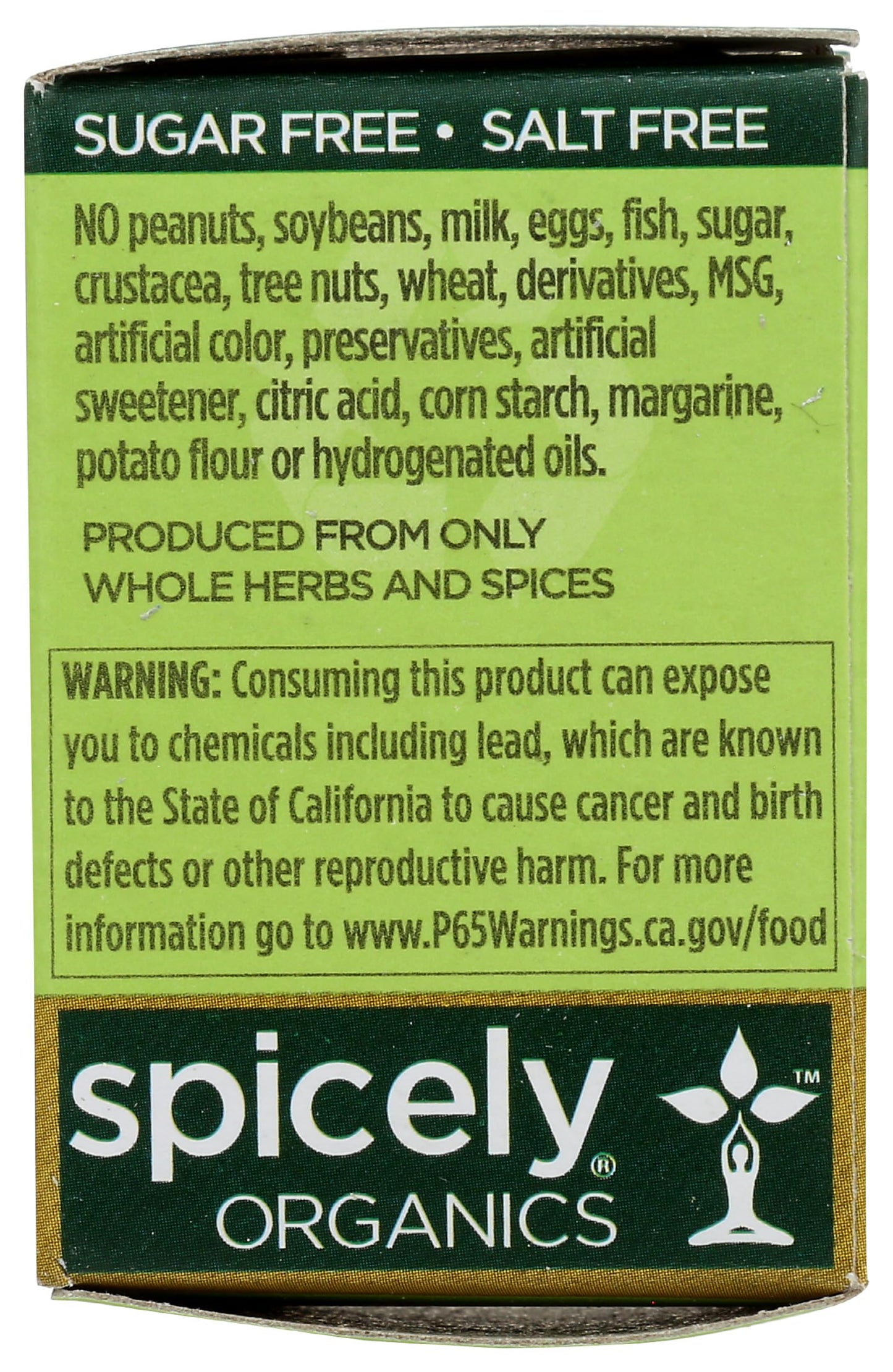 Spicely Organic Vanilla Bean 0.2 Oz Certified Gluten Free
