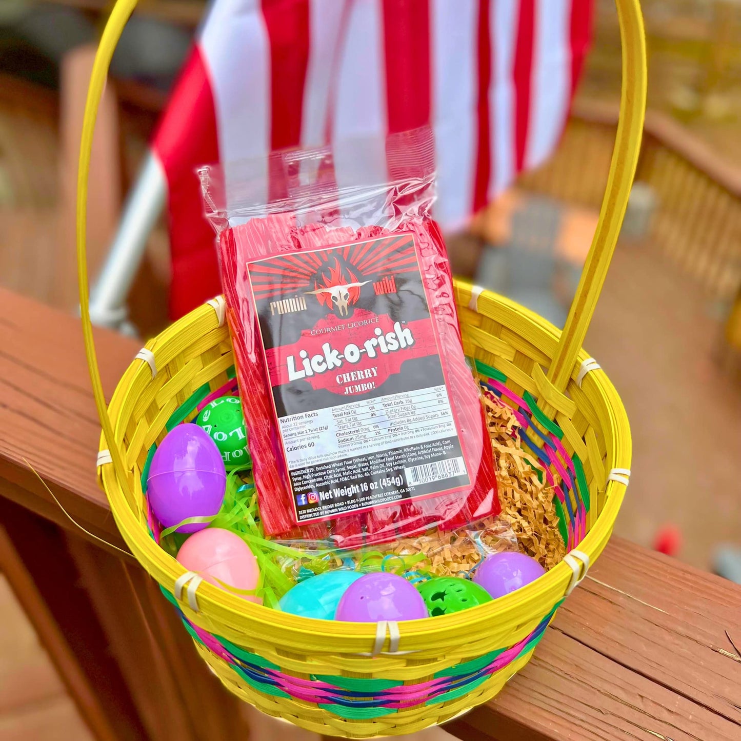 Cherry Licorice Candy | Lick-O-Rish, 3 Pounds Total (Set Of 3 Bags, 1 Pound Each)