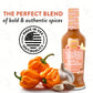 Tabanero Garlic Habanero Hot Sauce, All Natural, Low Sodium, 5 oz Glass Bottle
