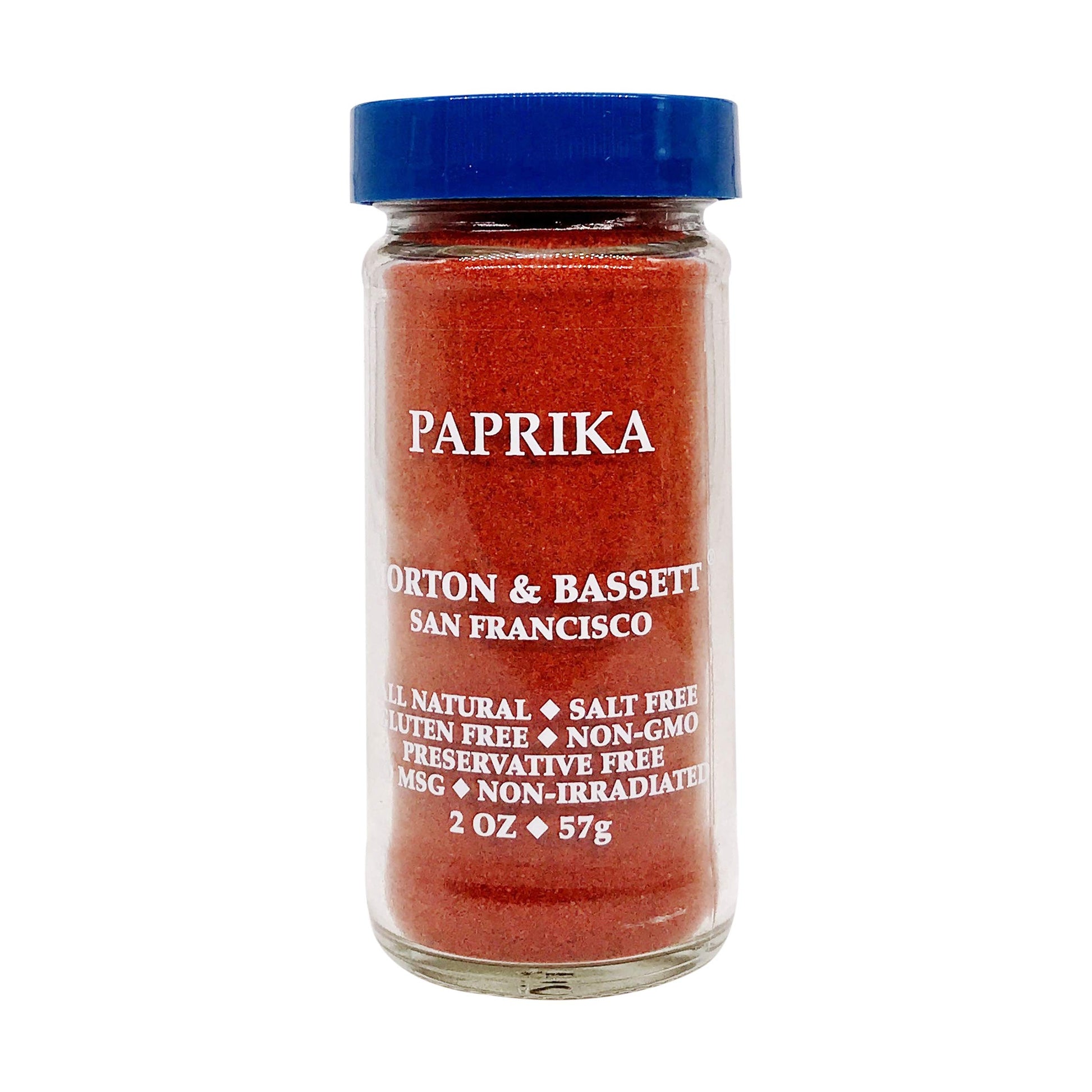 Morton & Bassett Paprika, 2-Ounce Jar, Spice for Cooking and Seasoning, Pack of 1