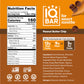 IQBAR Brain and Body Plant Protein Bars - Peanut Butter Chip - 12 Count, Low Carb, High Fiber, Gluten Free, Vegan Snacks - Low S