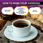 Grateful Earth Mushroom Coffee  Espresso Instant Coffee with Cinnamon  Turmeric  Lions Mane Mushrooms  L-Theanine  Chaga Super Brain Blend  Energy & Immune Support  Dairy & Gluten Free  2 Bags  40 Ct