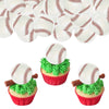 48 PCS Edible Baseball Cupcake Toppers Wafer Paper Sports Balls Cupcake Picks Edible Baseball Cupcake Decorations for Sports bas