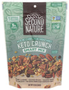 Second Nature Keto Crunch Snack Mix, Gluten-Free, 10 oz Resealable Pouch, Pack of 1