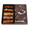 Granny Bellas Chocolate Covered Wafers Gift Basket, 5 Count, Prime Dairy Chocolate Cookie Gifts for Holidays