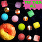 Alien Gummy Body Parts - 10 Ounces Of Halloween Candy Bulk For Halloween Gummy Brains And Body Parts - Halloween Gummy Candy Bod